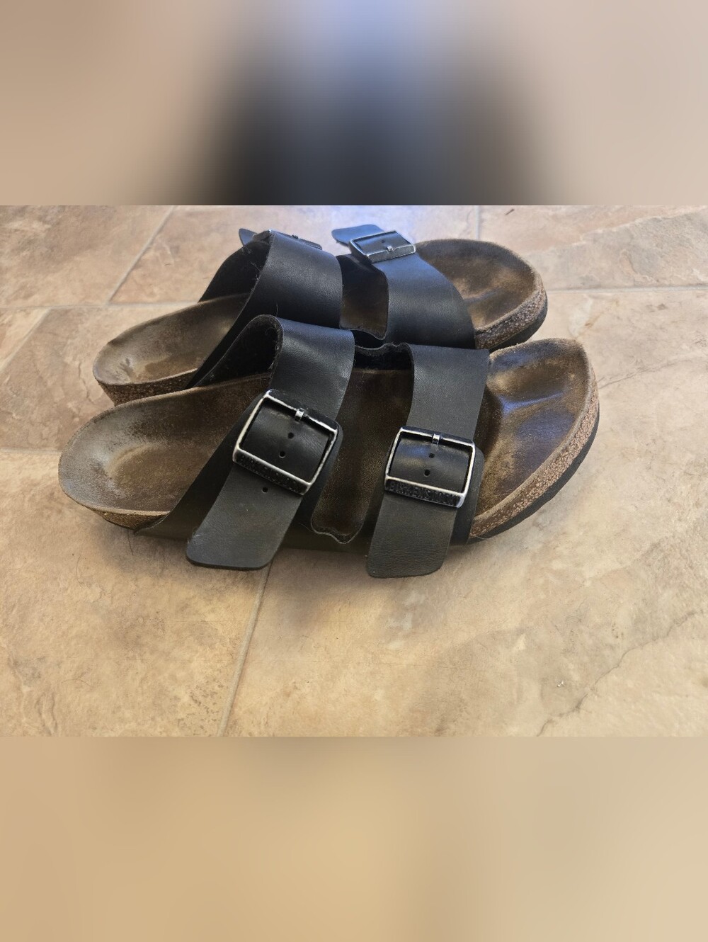 EU 40 Black Birkenstock Sandals